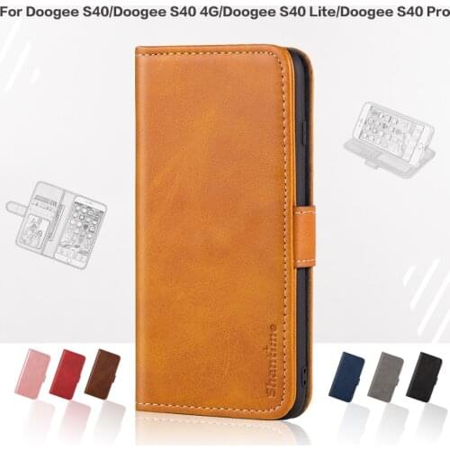 Flip Cover For Doogee S40 S40 4G Case Leather Luxury With Magnet Wallet Case For Doogee S40 Lite Doogee S40 Pro Phone Cover
