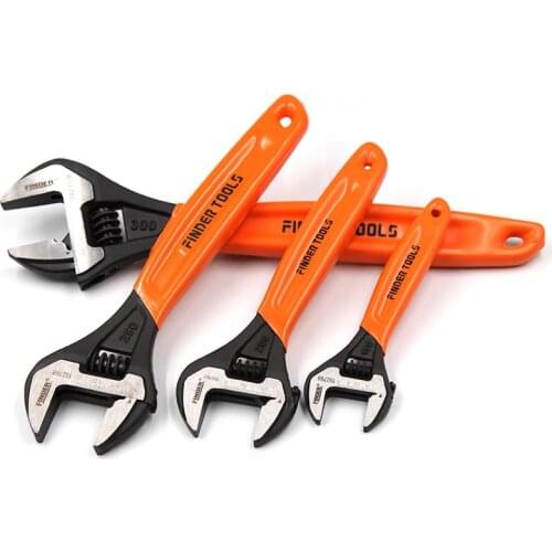 6/8/10/12" High Quality Universal Adjustable Wrench Multi-function High-carbon Steel Monkey Spanner Hand Tools for Bike or Car