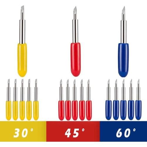 30/45/60 Degrees Replacement Blades For Roland Cricut Plotter Blade Knife Cutter Blades For Power Tools Cutting Plotter
