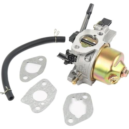 A suit of Carburetor+Handle +3 Gaskets + Flue Line for Honda Gx160 Gx200 5.5 6.5HP Generator Replacements Auto Parts