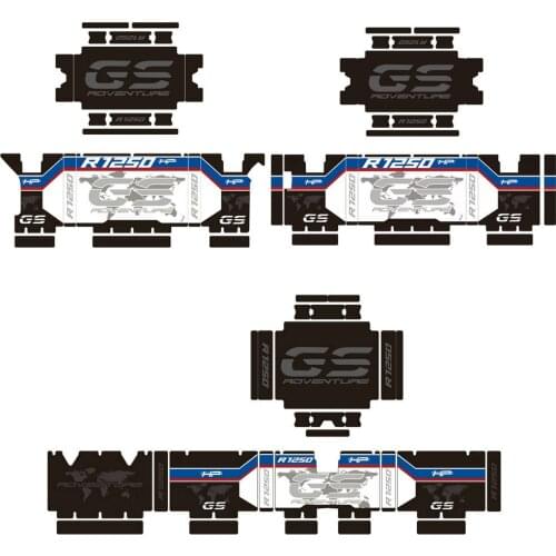 Box Sticker Decal Suitable R1250GS GSA R1200GS GSA Decorative stickers for BMW Aluminum BOX Reflective waterproof wear resistant