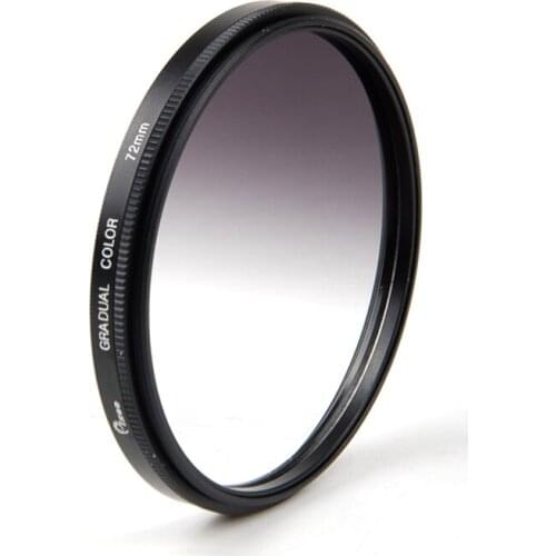 Pixco 72mm/77mm Graduated Gray Filter Color Effect Lens Filters