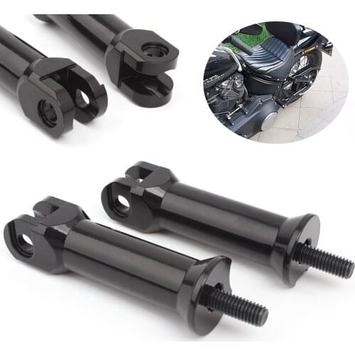 Rear Passenger Foot Peg Footpeg Mounting Bracket Support Clamp Holder Black For Harley 18+ Softail Fat Boy Bob Glide FXBR FLHC