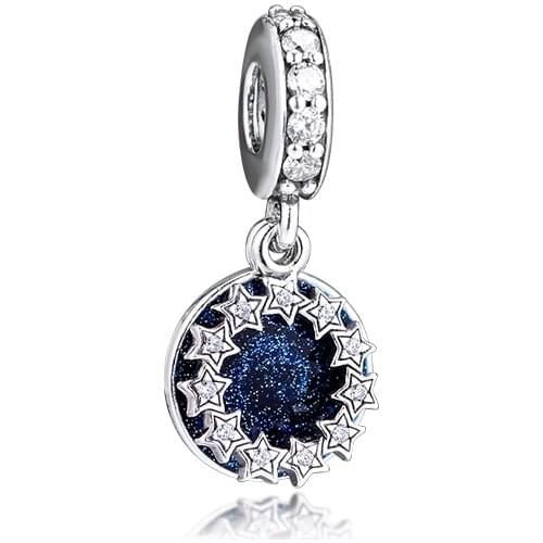 CKK Inspirational Stars Charms 925 Original Fit Pandora Bracelets Sterling Silver Charm Beads for Jewelry Making Bead kralen