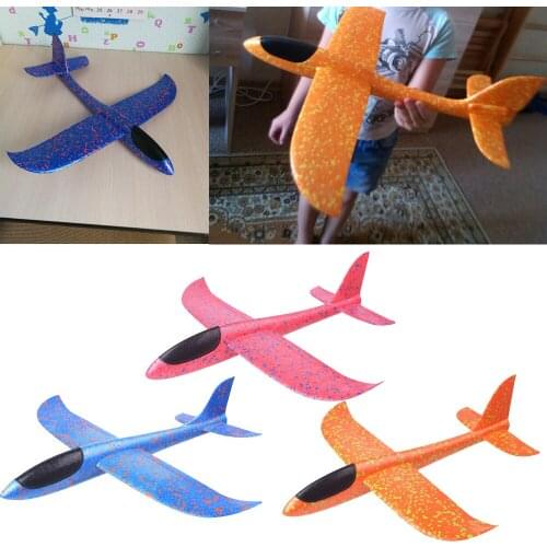 Foam Hand Throw Airplane Toys 44x48cm Outdoor Launch Glider Plane Kids Outdoor Toys Hot Sale Interesting Gift Toys For Children