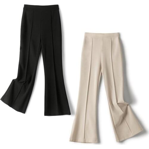 WhatsNice Women's Flared Trousers