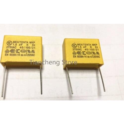 Brand Kay X2 anti interference capacit 1.5UF 275VAC feet away from 22.5