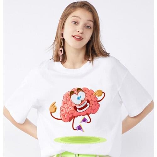 T shirt Women 2019 new Graphic Tshirt Female interesting print fashion hipster Harajuku T-Shirt Korean Tops Kawaii tees clothing