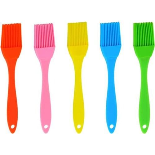 Liquid Oil Cake Brush Silicone Baking Oil Brush Pastry Cream For Bread BBQ Utensil Basting Oil Brushes grill brush kitchen