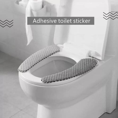 Nordic Winter Thick Toilet Seat Covers Soft Washable WC Toilet Lid Cover universal Closestool Mat Seat Case Bathroom Accessories