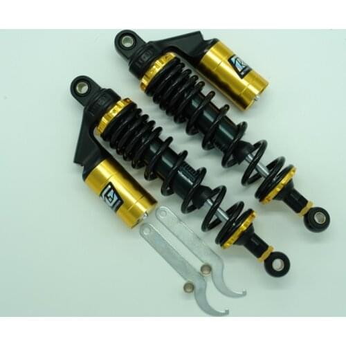 1pair 340mm Spring 8mm Motorcycle Shock Absorber for HONDA YAMAHA CB400 LC400 SRX400 XJR400 XJR400R XJR400R2 KAWASAKI ZR400C