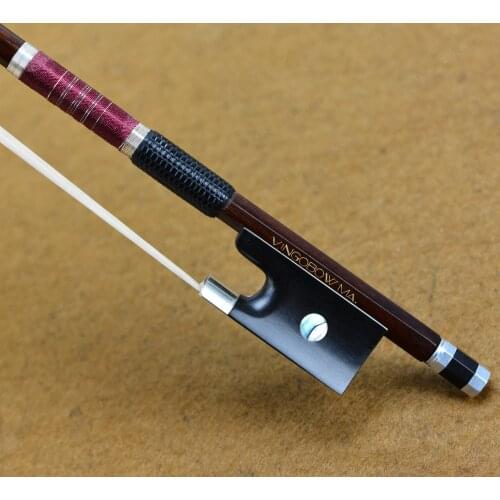 4/4 Size Master Pernambuco VIOLIN BOW Ebony Frog Nickel Silver Oustanding Performance Violin Parts Accessories New Arrivals