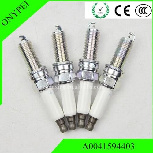 4PCS A0041594403 PLKR7B8E Spark Plug For Mercedes Benz W203 W204 W209 W212 W164 2008-2019