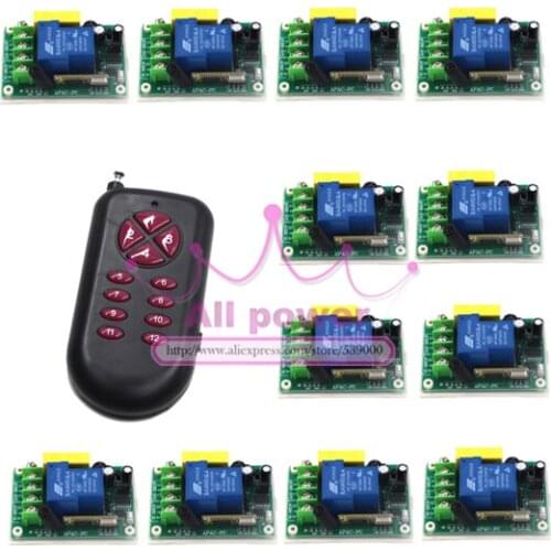 AC 220V 30A RF 1CH controle remote 315mhz wireless remote control long range 1000m one channel china