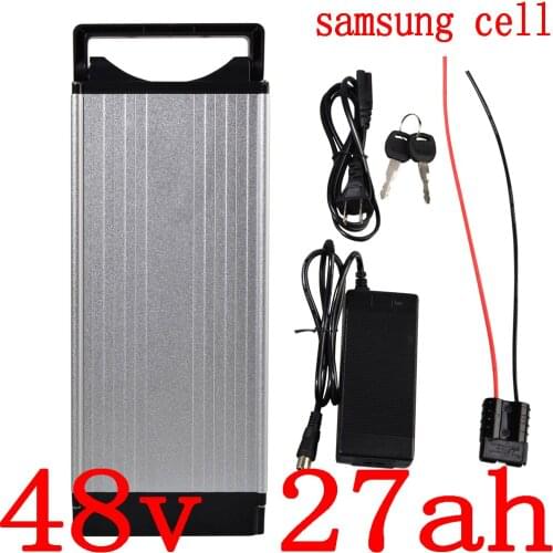48V 1000W 2000W lithium battery48V 27AH electric bike battery 48V 12Ah 15Ah 18Ah 21Ah 24Ah 27Ah lithium battery use samsung cell