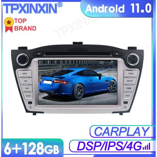 PX6 4+64GB For Hyundai IX35 Android 10 Car Multimedia Player GPS Navigation Audio Stereo Screen Head Unit car GPS navigation