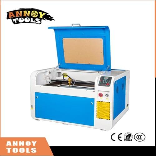 Free Shipping No Tax For Russian 40W/60W/80W/100W Co2 USB 4060 Laser Cutting Machine With offline control system Laser Engraver