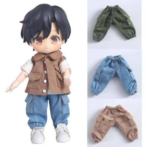 Ob11 baby clothes overalls trousers Molly doll clothes GSC body 1 / 12bjd pants doll accessories Casual pants