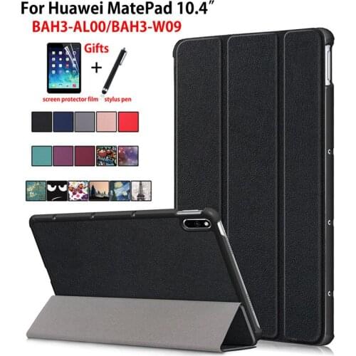 For Huawei MatePad 10.4 Case Cover Coque BAH3-W09 BAH3-AL00 Funda Tablet Slim Magnetic Folding Stand Shell Capa +Gift
