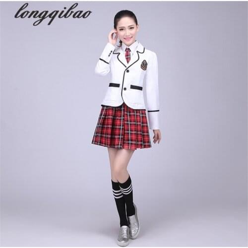 Childrens school uniform clothing and long sleeved chorus of primary school students reading British student school uniforms