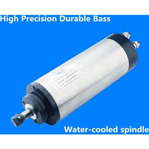 110v or 220V 800w water cooled spindle motor ER11 wood working spindle 0.8kw 400Hz CNC engrave water cooling 4 Bearings
