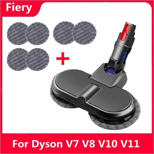 Electric Mopping Brush + Vacuum Cleaner Cleaning Cloth for Dyson V7 V8 V10 V11 Replaceable Parts