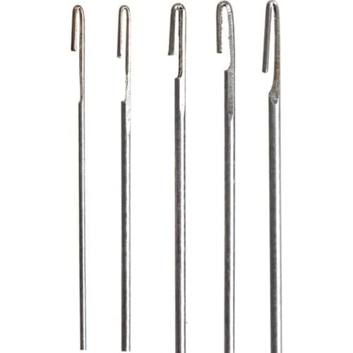 Fine Wearing Bead Needle Crochet Kit Wire Threading Device for DIY Bracelet Necklace DIY Tool Accessories 25cm Long