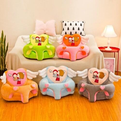2020 Creative Angels Wings Baby Sofa Cute Design Childrens Sofa Chair New Plush Toys Kids' Sofa Gift Wholesale Baby Furniture
