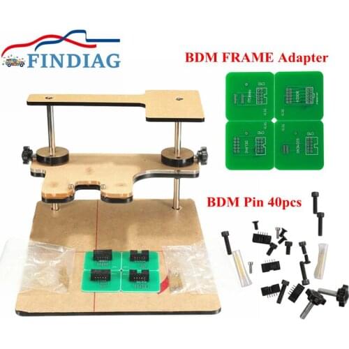 Best BDM Frame Testing for BDM100 Fgtech Pin 40pcs Needles LED BDM FRAME Adapter Support For ECU Programmer