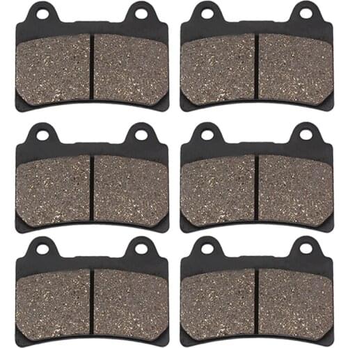 Motorcycle Front and Rear Brake Pads for YAMAHA XVZ 1300 Royal Star Tour Deluxe 1999 2000 2001 XVZ1300 Boulevard 1999 2000
