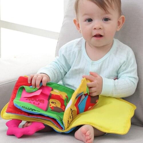 Soft Cloth Book Baby Intelligence Development Learn Picture Cognize Book Zipper Book Preshcool Learning Toy Child Education Toys