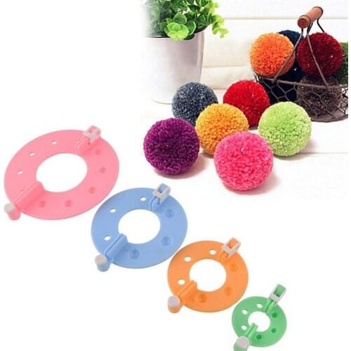 8 Pcs 4 Sizes Wool Ball Maker Knitted Tools Yarn Pompon Production Weaver Wool Tools Ball Wool Set Fluff Ball Z3L4 Plush Ba N4N5