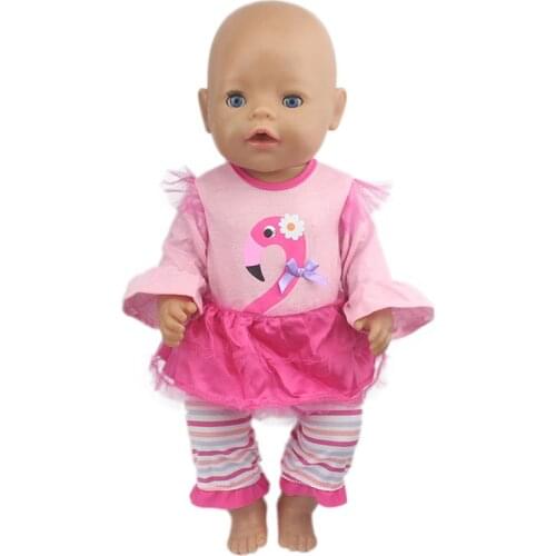 New Doll Jump Suits Fit For 43cm Baby Doll Doll Reborn Baby Clothes, Doll accessories
