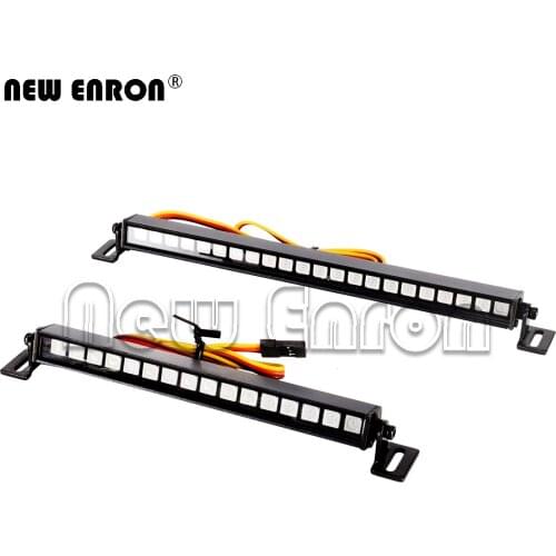 NEW ENRON Metal 16/22LED Multi-Mode Roof Lamp Light Bar for 1/10 RC Crawler Car Axial SCX10 90046 D90 Traxxas TRX-4