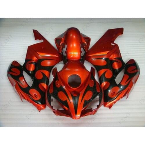 For Honda Cbr1000 RR 05 Abs Fairing CBR 1000RR 2005 Bodywork CBR 1000RR 2004 - 2005 Plastic Fairings Orange Black