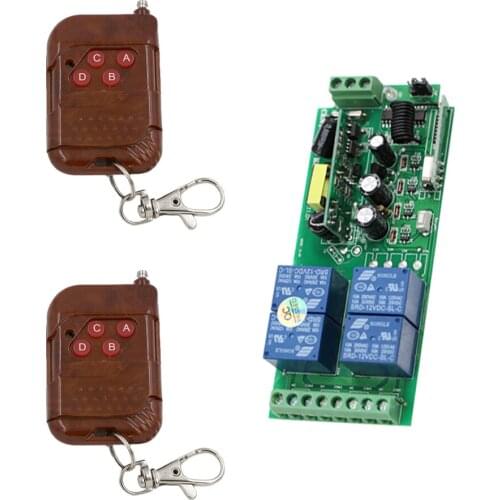 Promotion Price AC 85V~250V RF 4 CH Wide Voltage Multi-Function Receiver & Transmitter RF Wireless Remote Control System