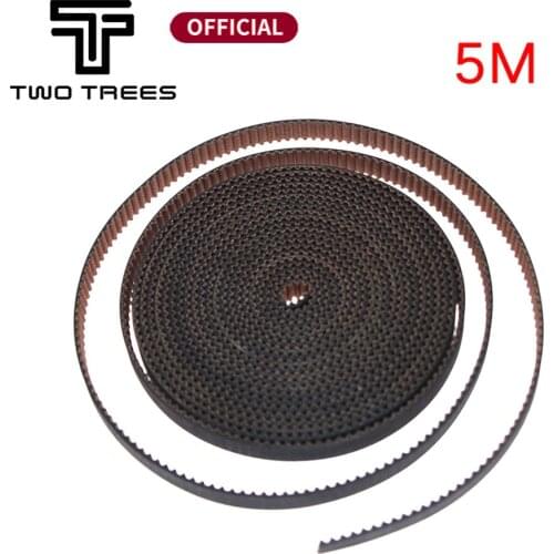 5m/lot Upgrade GT2 Timing Open Belt For Sapphire Pro Printer Width 6mm 2GT Pulley Non-slip Rubber Belt 3D Printer Part Twotrees
