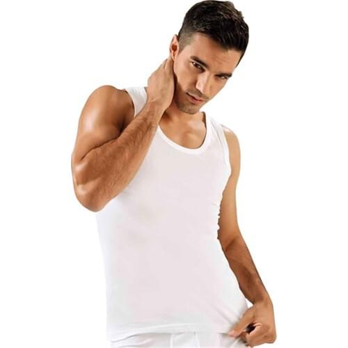 Passion Male Combed Cotton Undershirt 3 Pcs Pack white color undershirt 2021 male new brand high quality undershirt singlet sports sleeveless