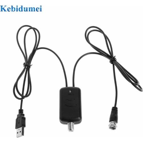 Kebidumei High Quality Easy Installation 25DB TV Signal Amplifier Booster Digital HD for Cable TV Fox Antenna HD Channel