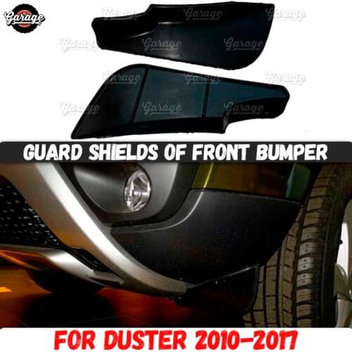 Guard shields for Renault Duster 2010-2017 of front bumper Rubber accessories protective anti splash car styling tuning