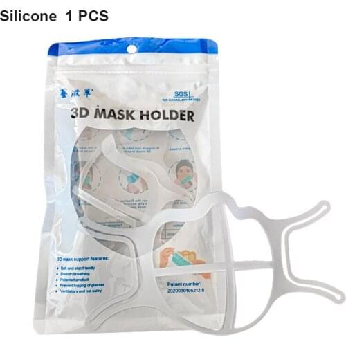 3D Mouth Mask Holder Separate Nose Mouth Support Breathing Assist Inner Cushion Bracket Silicone for Adults Home Supplies
