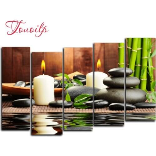 5pcs,Full,square&round Diamond Embroidery,5d Diamond Painting,Cross Stitch,bamboocandle ,Diamond Mosaic,diamond pattern,Crafts