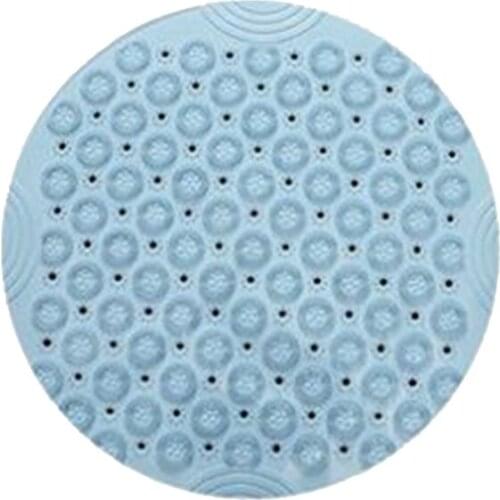 55Cm Non-Slip Round Bathroom Mat Safety Shower Bath Mat Plastic Massage Pad Floor Drainage Suction Cup Bath Mat