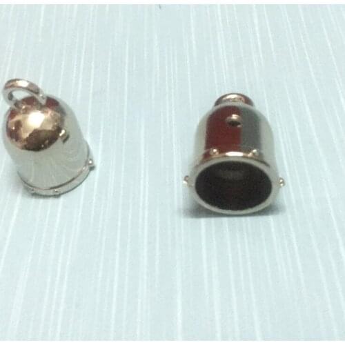 60pcs Cord Ends Caps, 12x26mm Silver Cord Ends Caps Charm