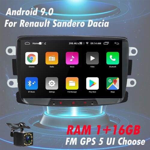 2 Din Android Car Radio For Dacia Sandero Duster Renault Dokker Logan 2 Navigation GPS Wifi Auto Multimedia Player
