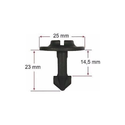 FOR AUDI 100 80 A4 A6 A8 TT WHEEL ARCH COVER FASTENER CLIPS x20 PART SET