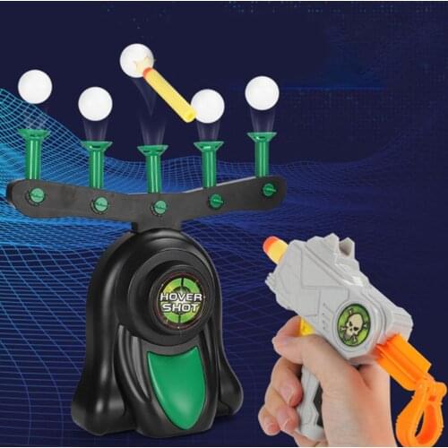 Electric Suspension Practice target Toys gun Shooting floating Ball Indoor interaction children educational Fun Game Kids Toys