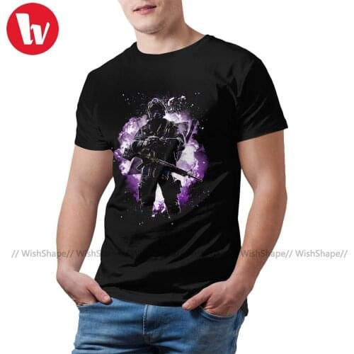 Rainbow Six Siege T-Shirt Harajuku 100 Percent Cotton T Shirt Short-Sleeve Classic Printed Tee Shirt Mens Oversized 5XL