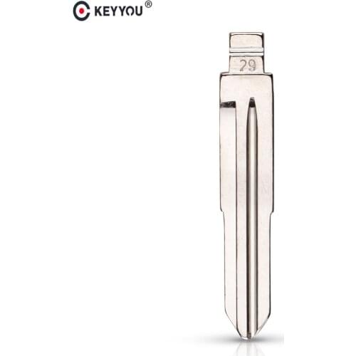 KEYYOU NO.29 Remote New Arrival Blank Car Remote Key Replacement Folding Flip Key Uncut Blade For Hyundai Sonata Santa fe Refine