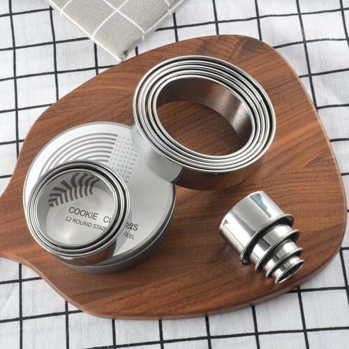 12Pcs Dumpling Maker and Cutter Set Stainless Steel Dumpling Mold and Dough Press Cutter Empanada Press Pie Ravioli Press Dumpli